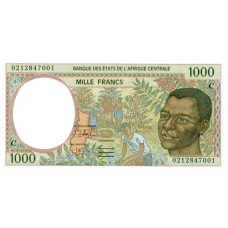 P102Ch Congo Republic - 1000 Francs Year 2002